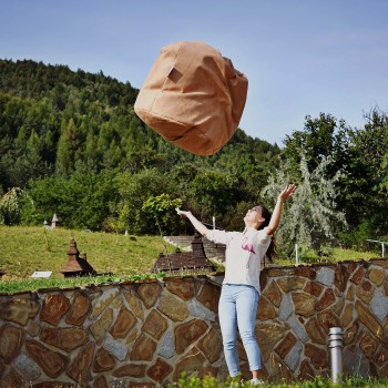 Sedací vak hruška semišová hnedá EMI