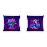 FARO Gamer Neon párnahuzat 40x40 cm
