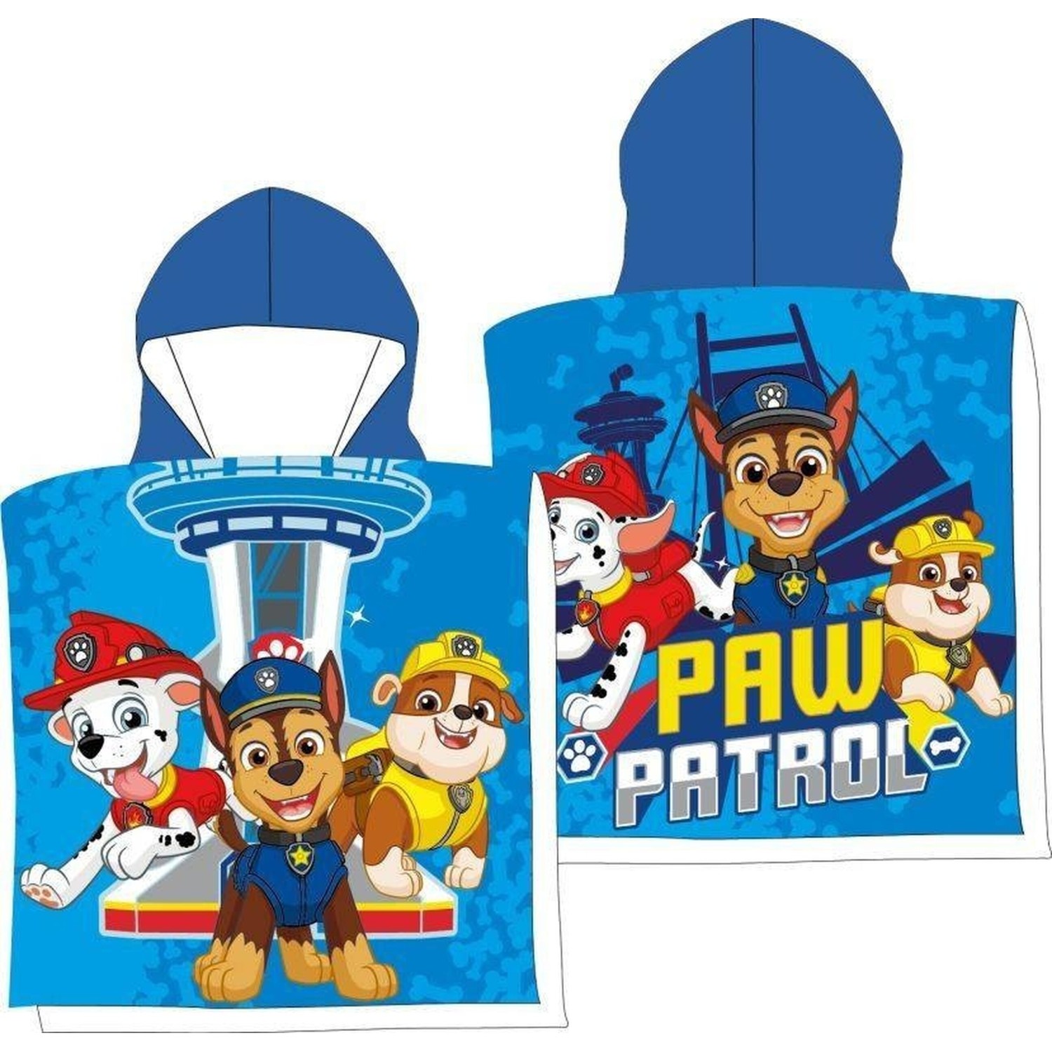 FARO Mancs őrjárat kék gyermek poncsó