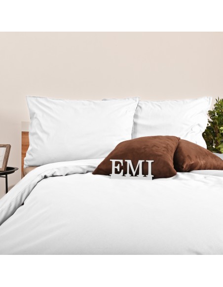 EMI fehér deluxe pamut ágyneműhuzat