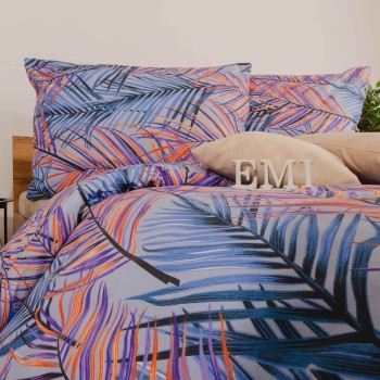 EMI Indigo pamut ágyneműhuzat 140x200 + 70x90 cm