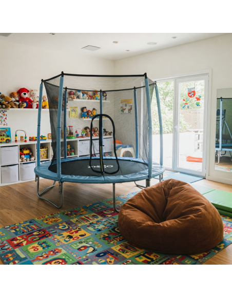 EMI gömb formájú sötétbarna velúr babzsákfotel