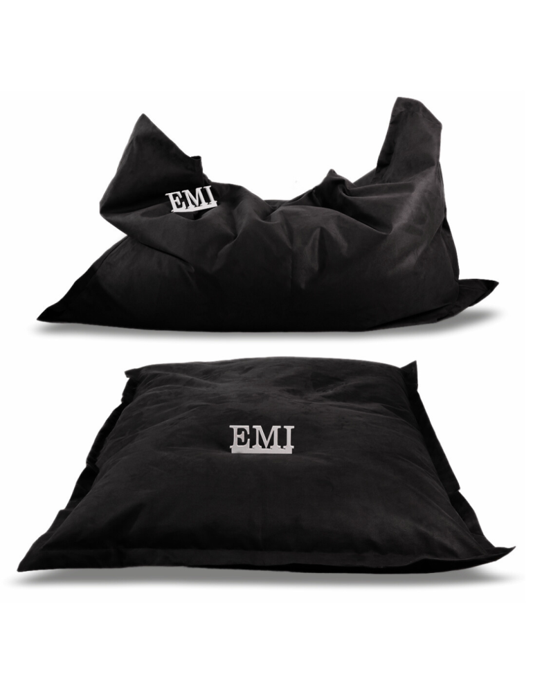 EMI fekete velúrszövet ülőzsák