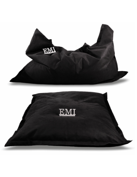 EMI fekete velúrszövet ülőzsák
