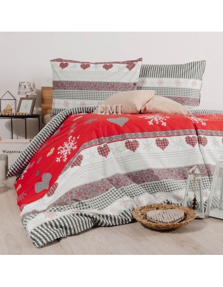 EMI Liana karácsonyi pamut ágyneműhuzat