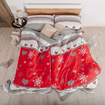 EMI Liana karácsonyi pamut ágyneműhuzat