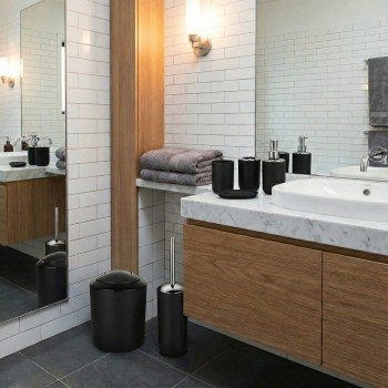 EMI Levi fekete fürdőszoba kiegészítő szett