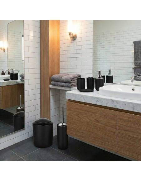 EMI Levi fekete fürdőszoba kiegészítő szett