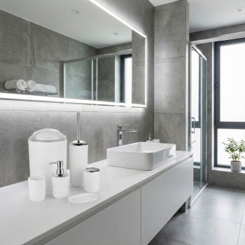 EMI Levi fehér fürdőszobai kiegészítő szett