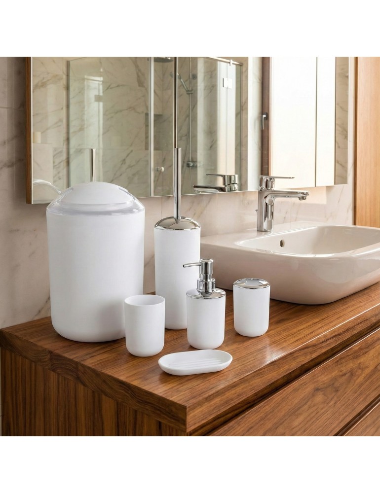 EMI Levi fehér fürdőszobai kiegészítő szett