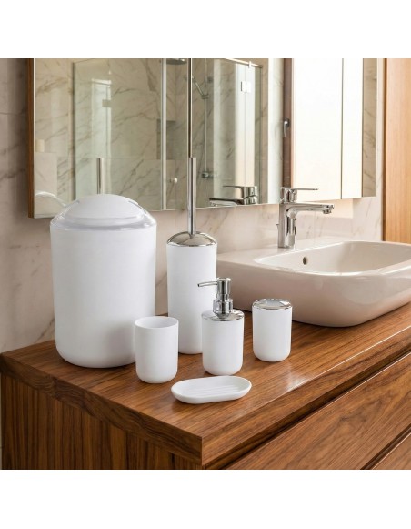 EMI Levi fehér fürdőszobai kiegészítő szett