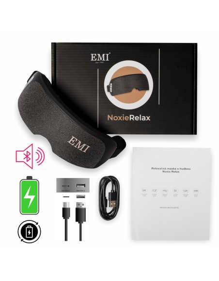 Relaxációs maszk zenével NoxieRelax EMI