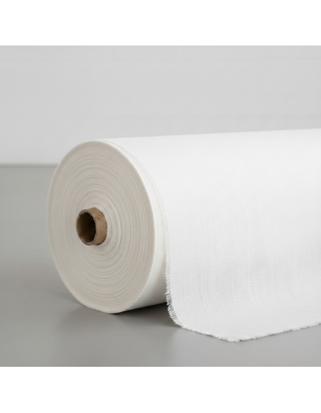 Fehér 100% Deluxe pamut méteráru 280 cm