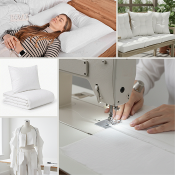 Fehér 100% Deluxe pamut méteráru 280 cm