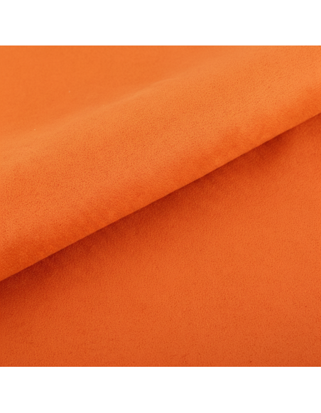 EMI narancssárga színű velúr méteráru S9