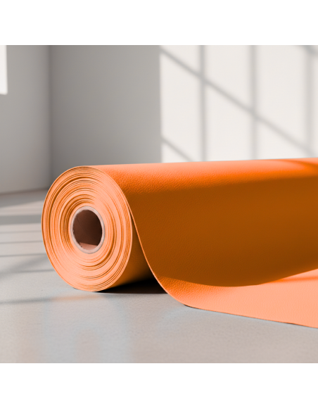 EMI narancssárga műbőr méteráru