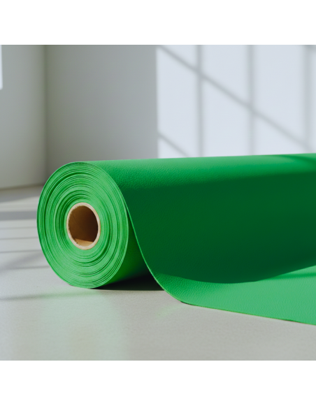 EMI zöld műbőr méteráru