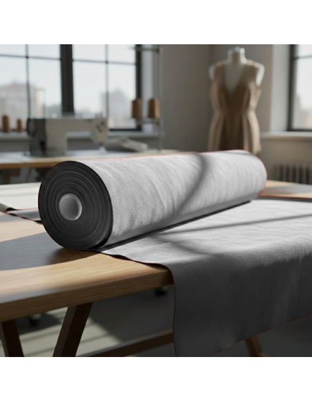 EMI szürke velúr méteráru