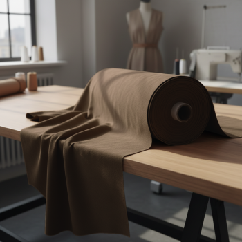 EMI padlizsán színű velúr méteráru S4