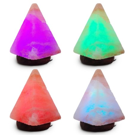 Soľná lampa USB pyramída