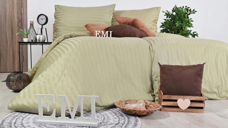 barna-olíva damaszt lapok