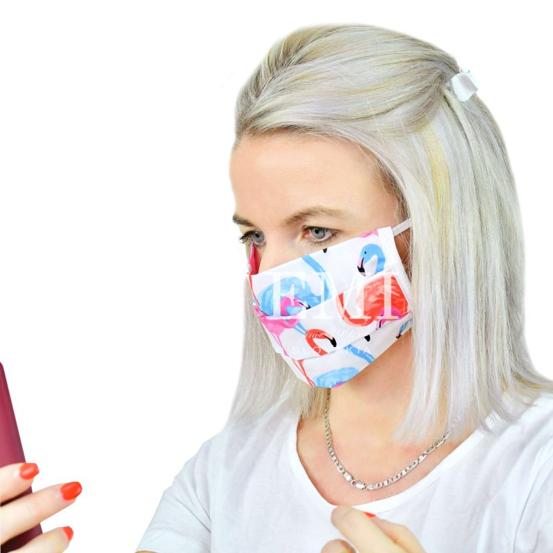 színes arcmaszk 100% pamutból