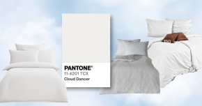 AZ ÉV SZÍNE 2026 CLOUD DANCER: A FINOM ELEGANCIA, AMELY ÁTALAKÍTJA HÁLÓSZOBÁJÁT